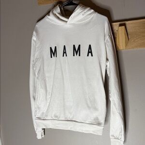 White 'MAMA' Hoodie
